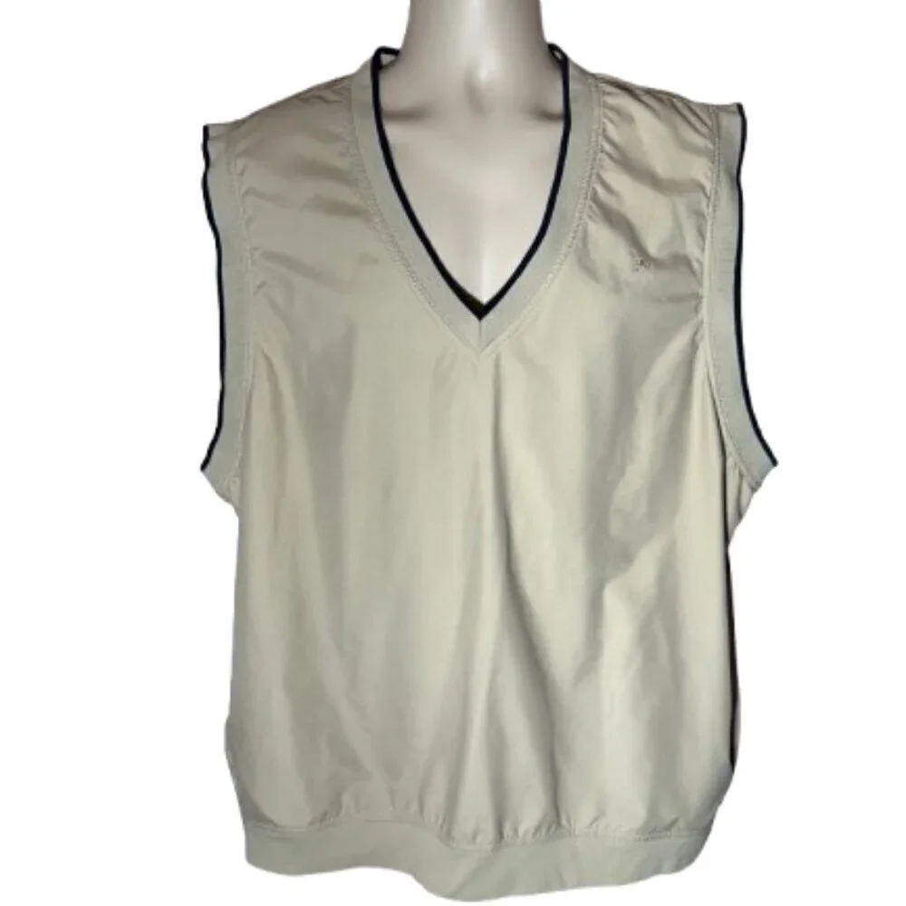 Men's Tan Sleeveless L.L. Bean Pullover - XXL Tall